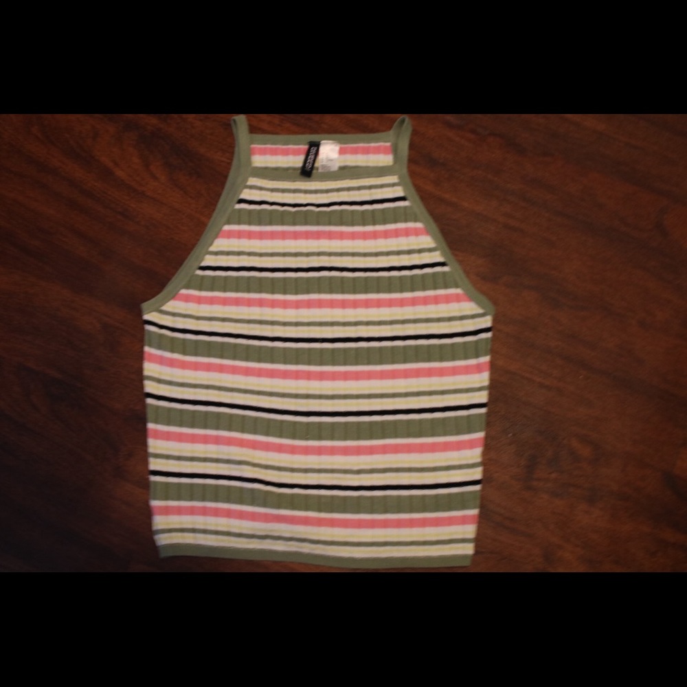 H&M’s Divided striped crop top